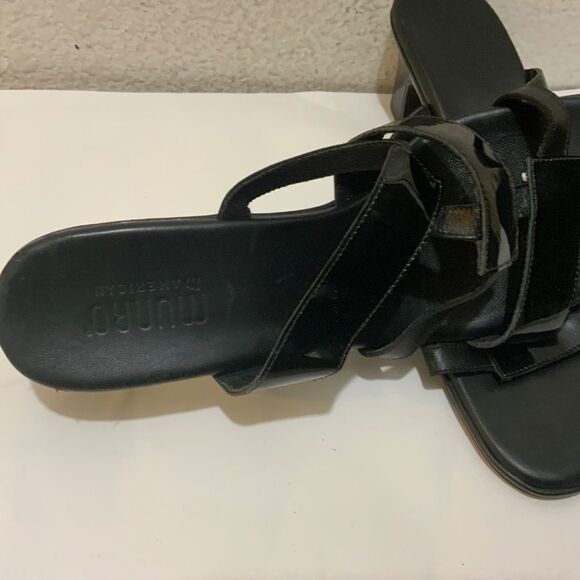 Munro American black sandals 9 M - Picture 4 of 10